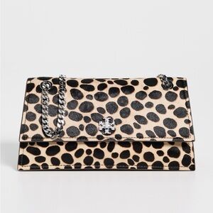 NWT Tory Burch Kira Turn-Lock Haircalf Shoulder Bag